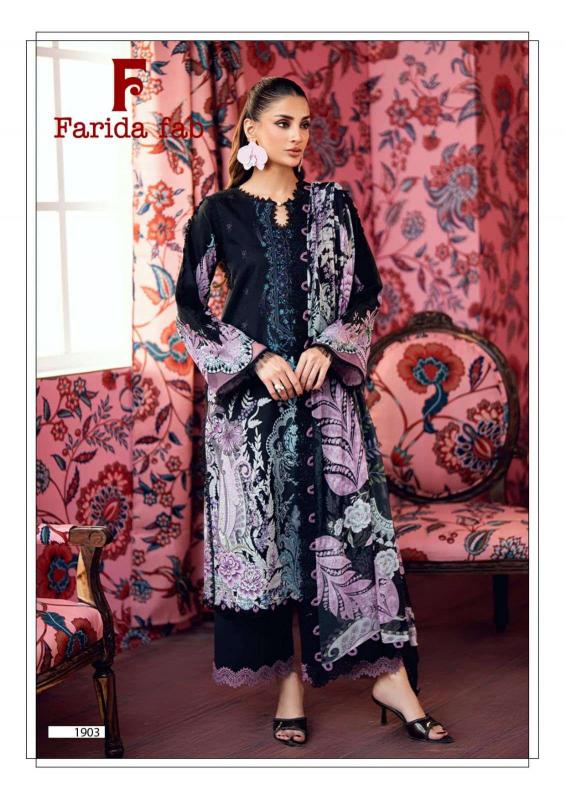 Farida Fab Chevron Vol 19 – karachi Kurti Pant With Dupatta - Wholesale Catalog