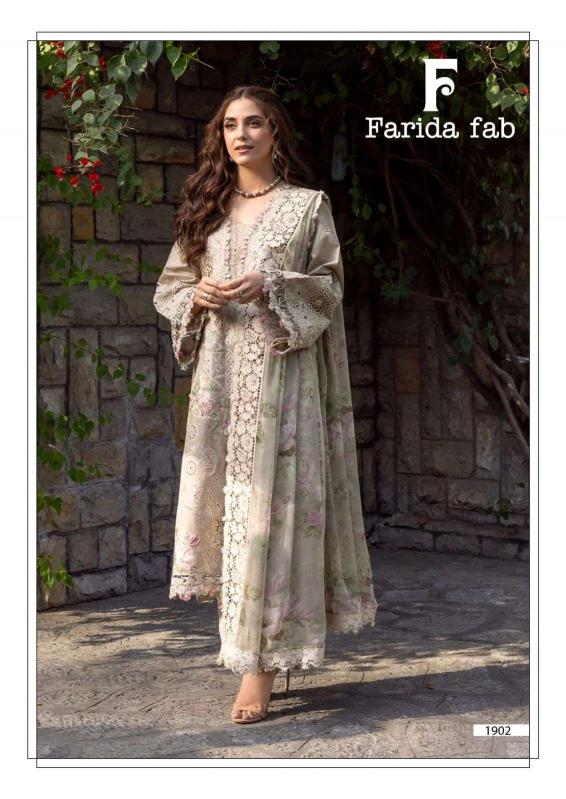 Farida Fab Chevron Vol 19 – karachi Kurti Pant With Dupatta - Wholesale Catalog