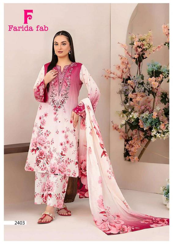 Farida Fab Parian Dream Vol-24 – Karachi Dress Material - Wholesale Catalog
