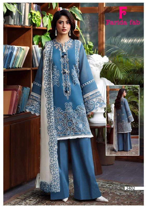 Farida Fab Praian Dream Vol-24 – Karachi Kurti Pant With Dupatta - Wholesale Catalog