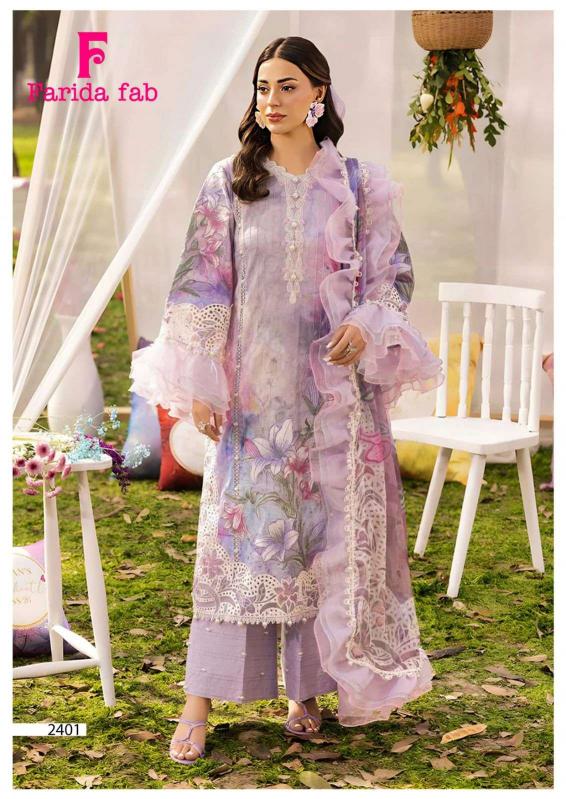 Farida Fab Praian Dream Vol-24 – Karachi Kurti Pant With Dupatta - Wholesale Catalog