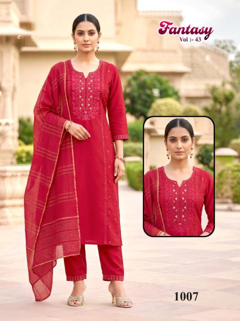 Felocity Fantasy vol 43 catalog kurtis wholesaler in amravati
