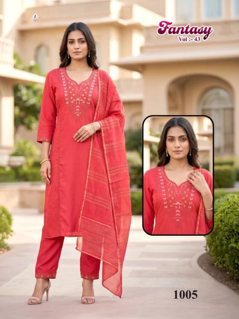 Felocity Fantasy vol 43 catalog kurtis wholesaler in amravati