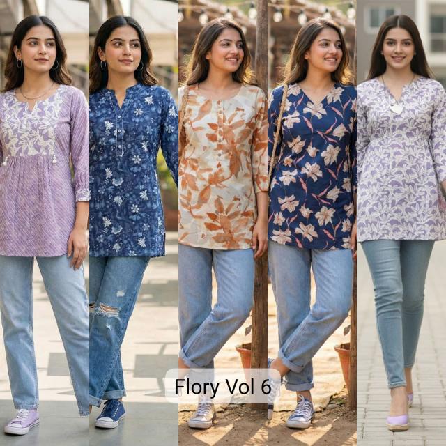 Felocity Flory vol 6 Wholesale kurtis in Delhi