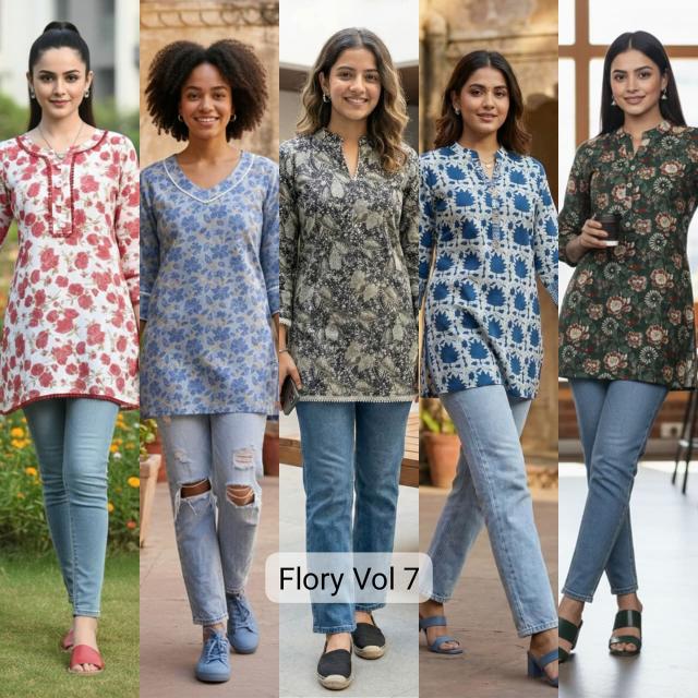 Felocity Flory Vol 7 Kurti manufacturer in New Delhi