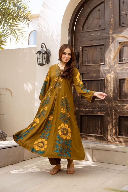 Felocity German Heavy Rayon Ladies kurti wholesale in Surat