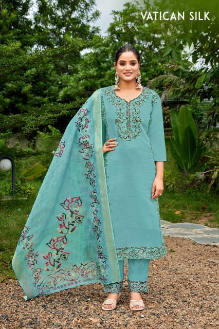 Felocity Pure Heavy Vatican Silk vol 1 catalog wholesale kurti buy online (Clearance stock)