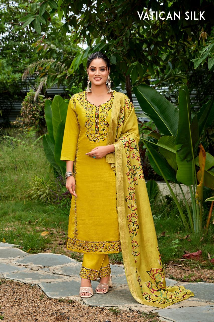 Felocity Pure Heavy Vatican Silk vol 1 catalog wholesale kurti buy online (Clearance stock)