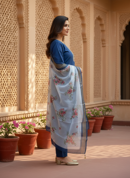 Felocity Rayon Slub vol 3 SC3p 2 Teal catalog rayon kurtis wholesale online