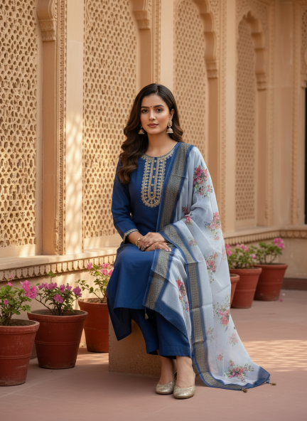 Felocity Rayon Slub vol 3 SC3p 2 Teal catalog rayon kurtis wholesale online