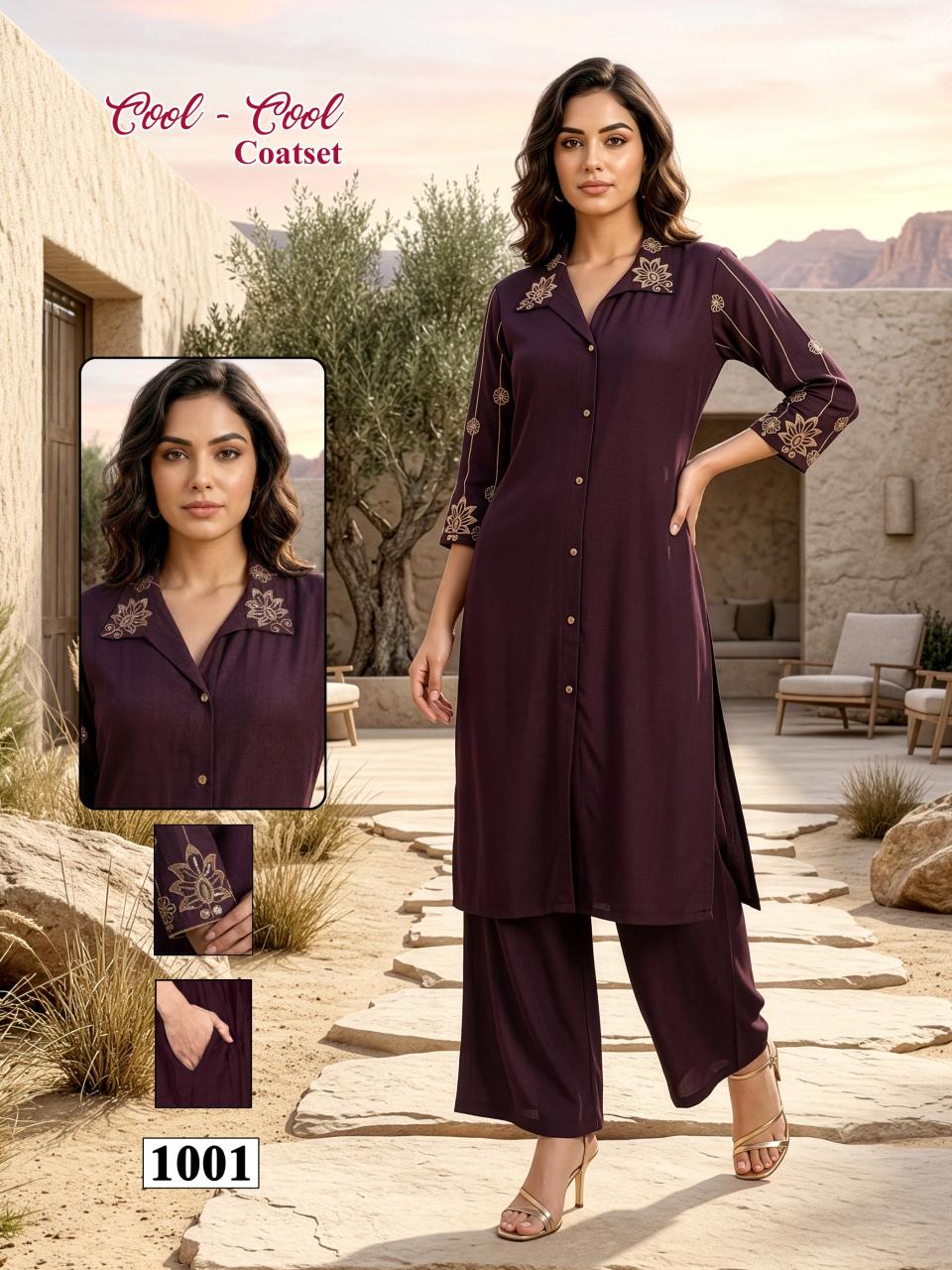 Feolicity Cool Cool Co-Ord Set for Women