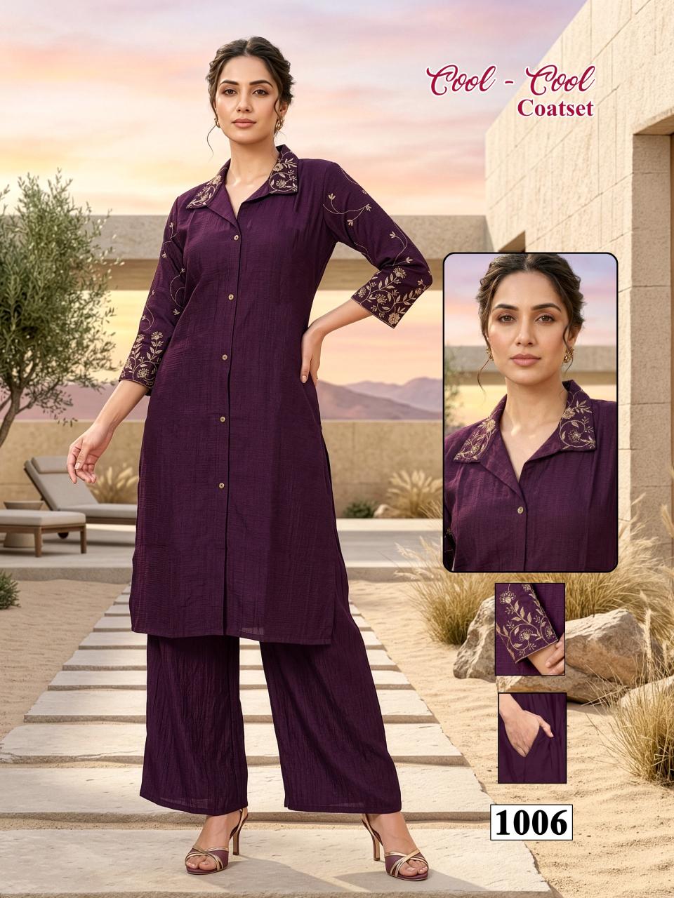 Feolicity Cool Cool Co-Ord Set for Women