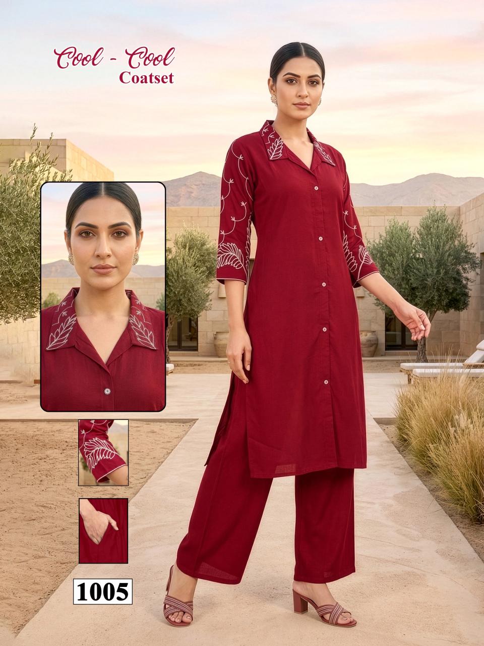 Feolicity Cool Cool Co-Ord Set for Women