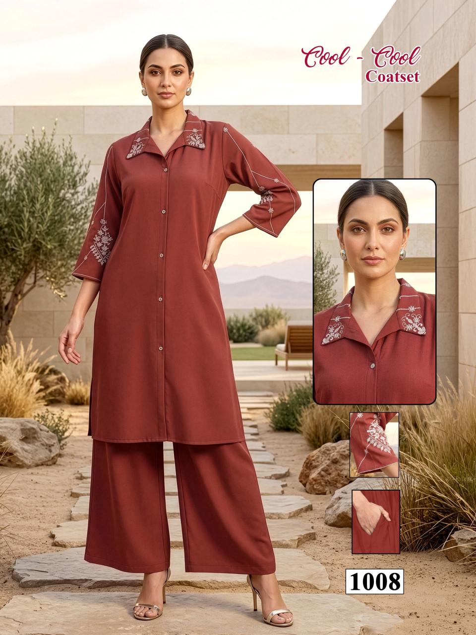 Feolicity Cool Cool Co-Ord Set for Women
