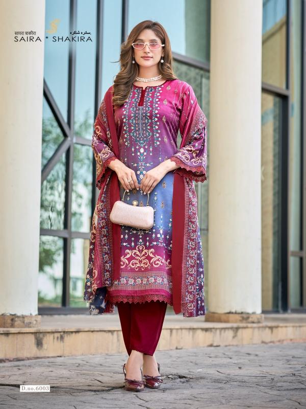 Ganesha Saira Shakira Vol-6 – Karachi Kurti Pant With Dupatta - Wholesale Catalog