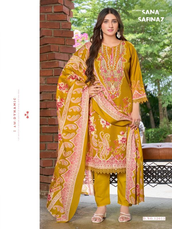Ganesha Sana Safinaz Vol-12 – Karachi Kurti Pant With Dupatta - Wholesale Catalog
