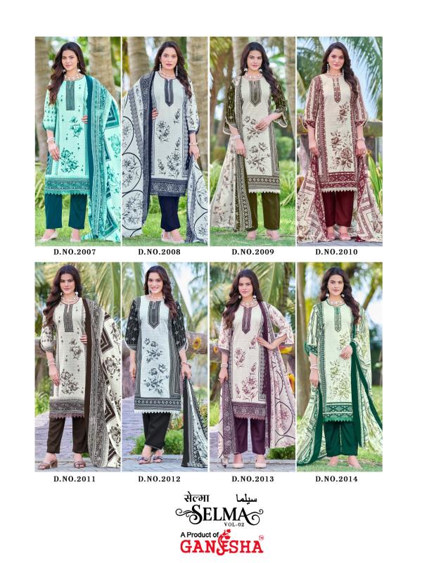 Ganesha Selma – karachi Dress Material