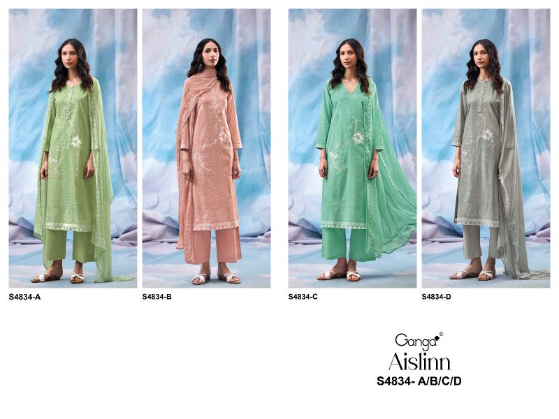 Ganga Aislinn 4834 catalog wholesale salwar kameez in usa