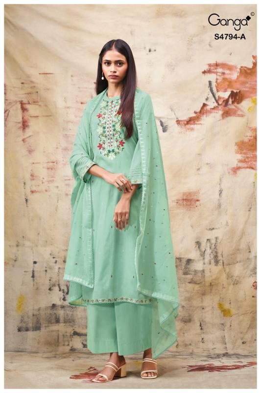 Ganga Aisya 4794 catalog wholesale salwar kameez surat