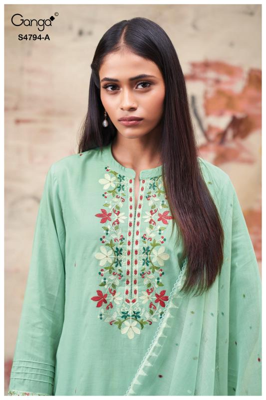 Ganga Aisya 4794 catalog wholesale salwar kameez surat