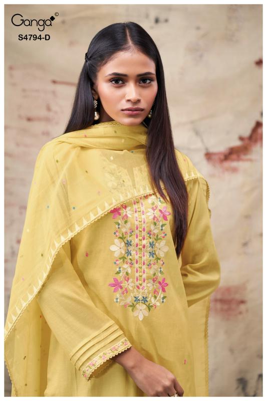 Ganga Aisya 4794 catalog wholesale salwar kameez surat