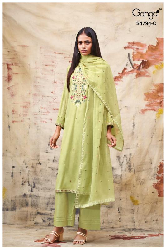 Ganga Aisya 4794 catalog wholesale salwar kameez surat