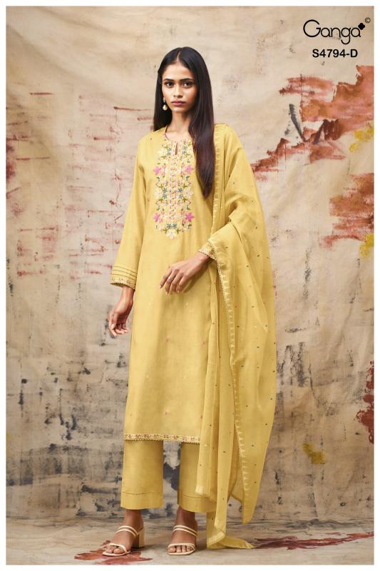 Ganga Aisya 4794 catalog wholesale salwar kameez surat