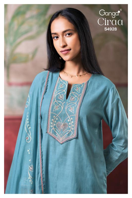 Ganga Ciraa 4928 catalog salwar kameez wholesaler in surat