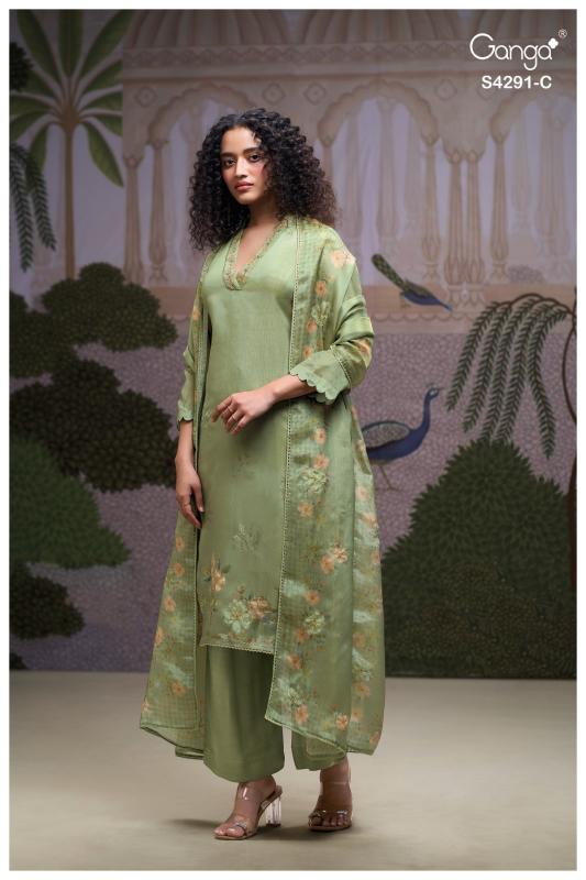 Ganga Clarae 4291 catalog wholesale salwar kameez in hyderabad