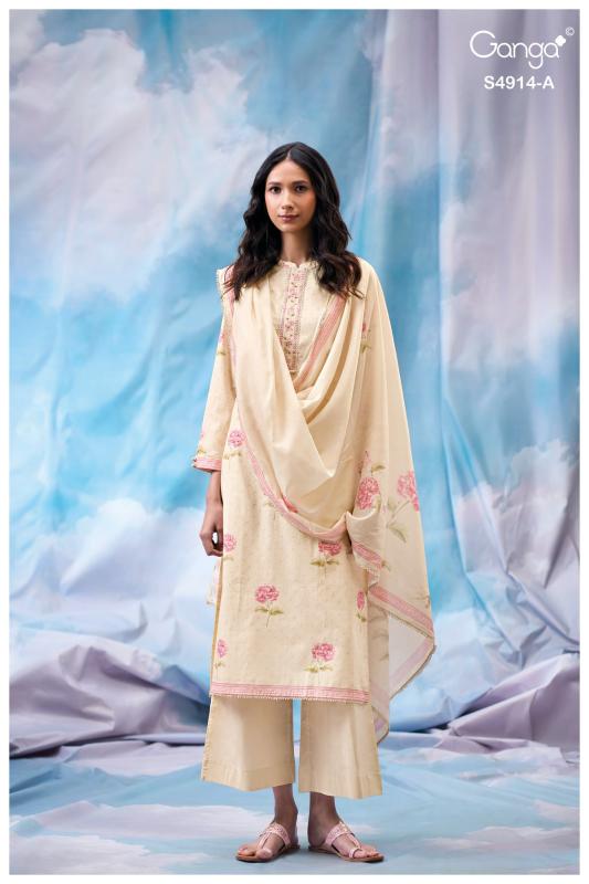 Ganga Dazia 4914 catalog wholesale salwar kameez catalogs