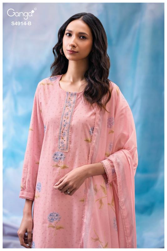 Ganga Dazia 4914 catalog wholesale salwar kameez catalogs