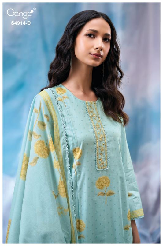 Ganga Dazia 4914 catalog wholesale salwar kameez catalogs