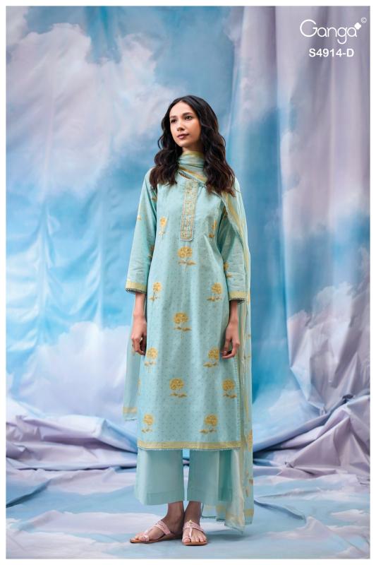 Ganga Dazia 4914 catalog wholesale salwar kameez catalogs