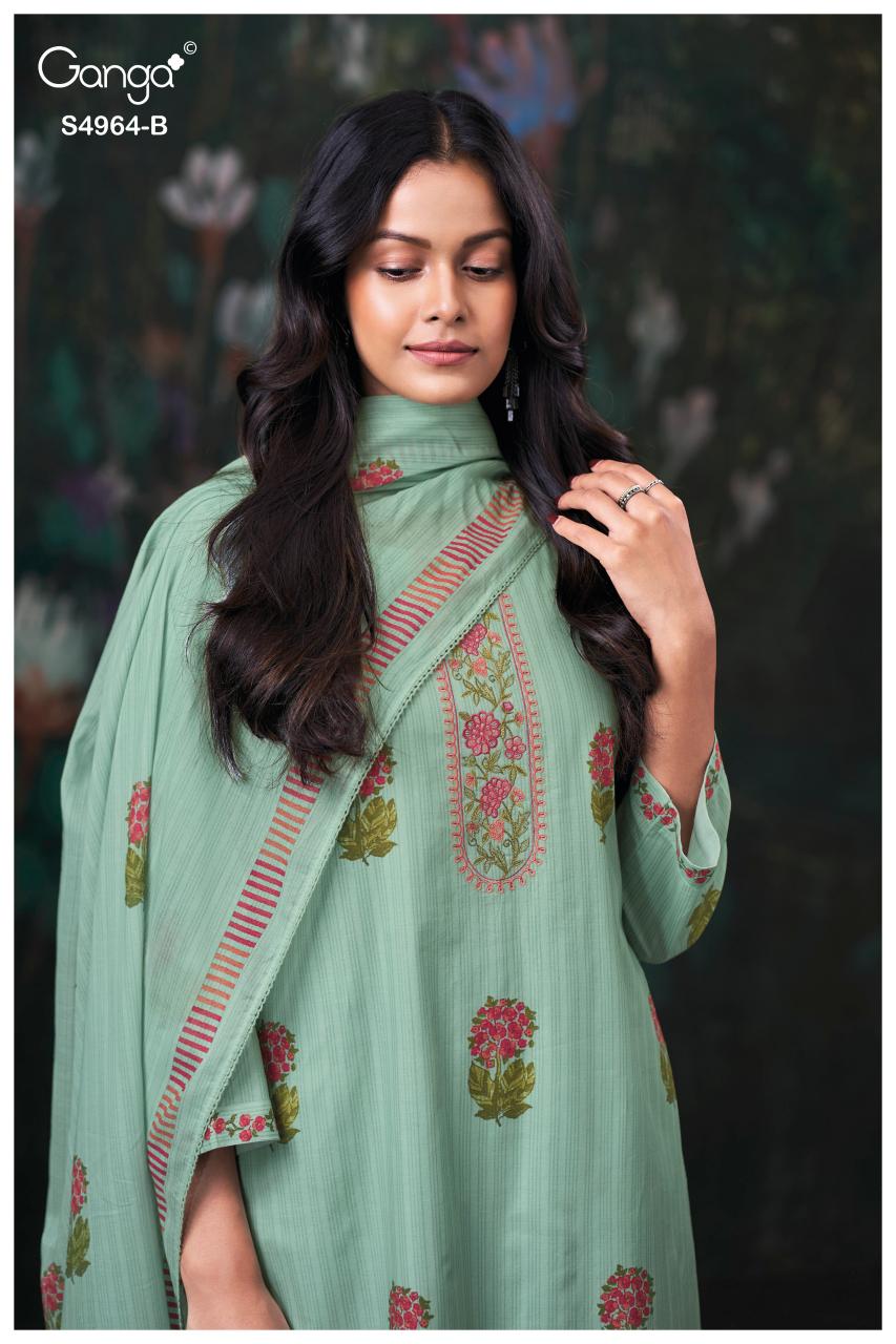 Ganga Deyza 4964 catalog salwar kameez wholesale in bangalore