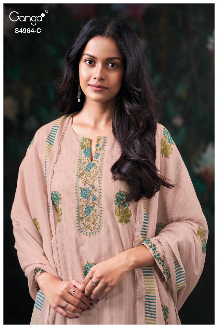 Ganga Deyza 4964 catalog salwar kameez wholesale in bangalore