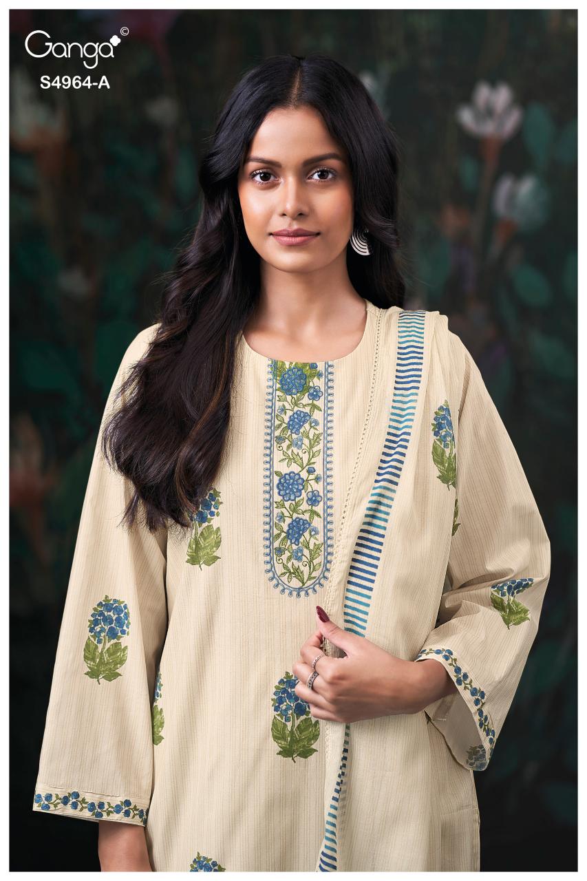 Ganga Deyza 4964 catalog salwar kameez wholesale in bangalore