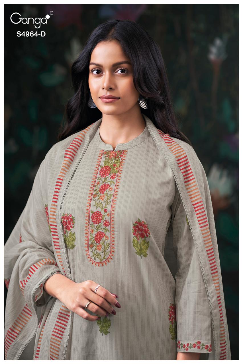 Ganga Deyza 4964 catalog salwar kameez wholesale in bangalore