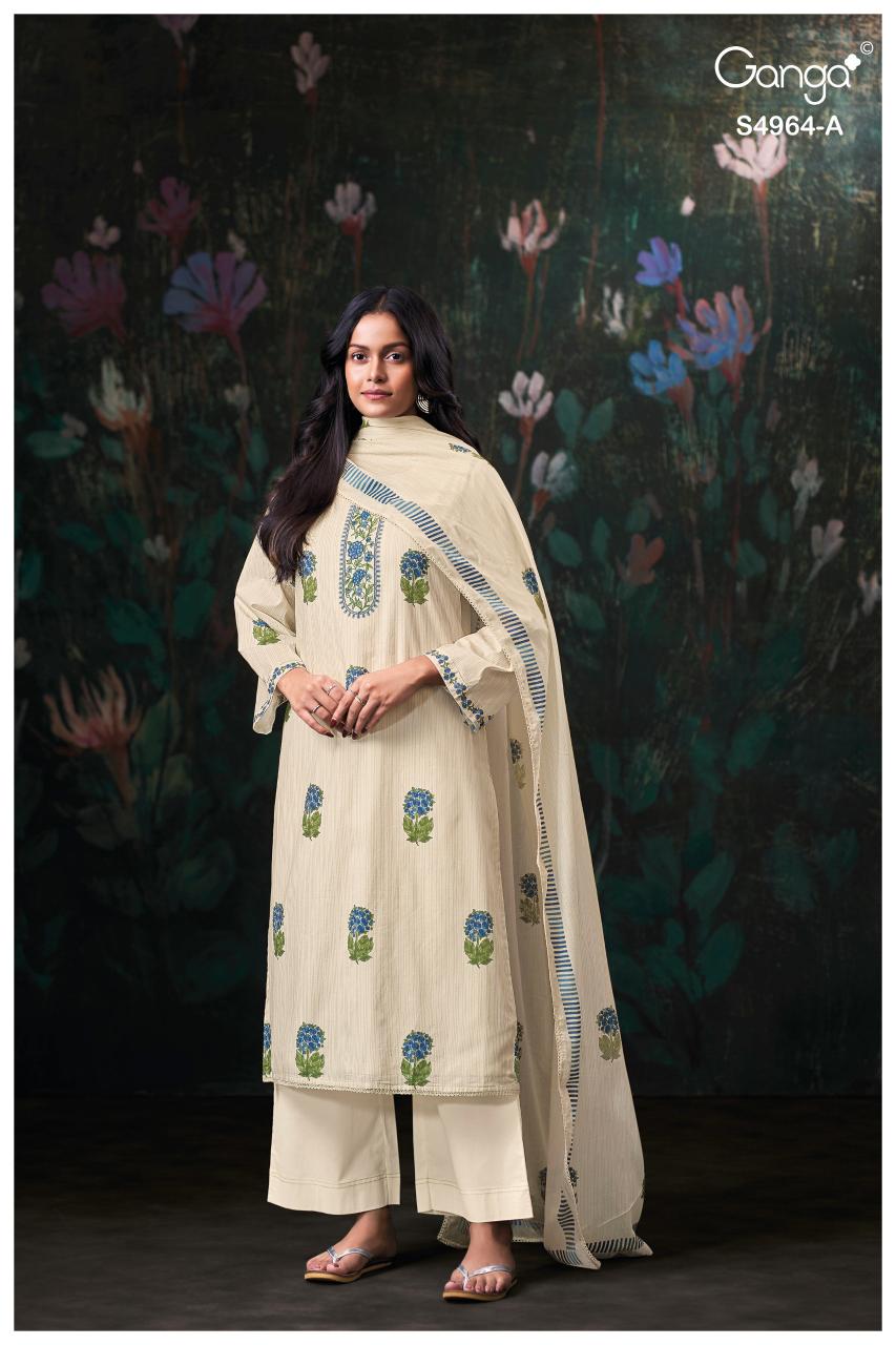 Ganga Deyza 4964 catalog salwar kameez wholesale in bangalore