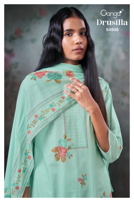 Ganga Drusilla 4906 catalog wholesale salwar kameez in hyderabad