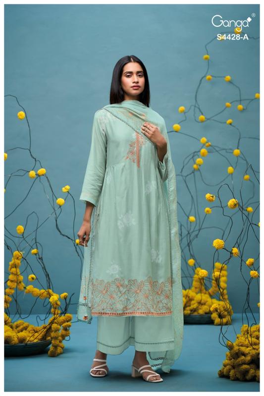 Ganga Dyavika 4428 catalog wholesale salwar kameez surat