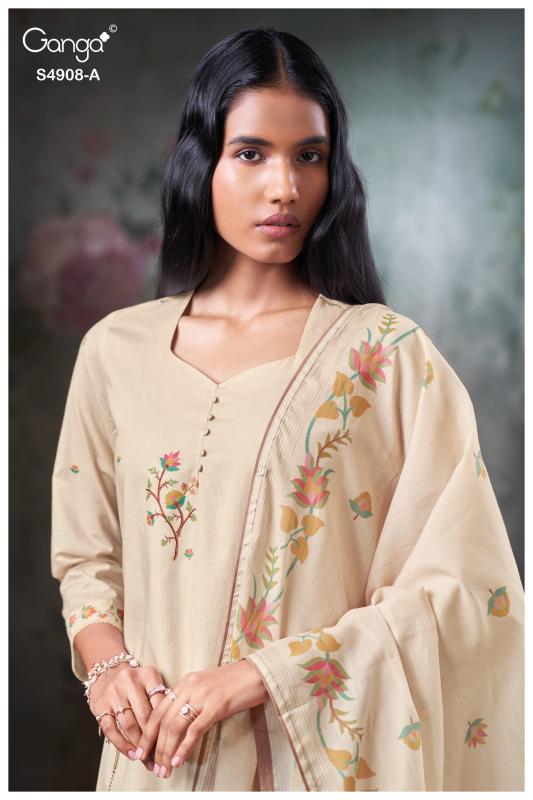 Ganga Elyndria 4908 catalog wholesale salwar kameez