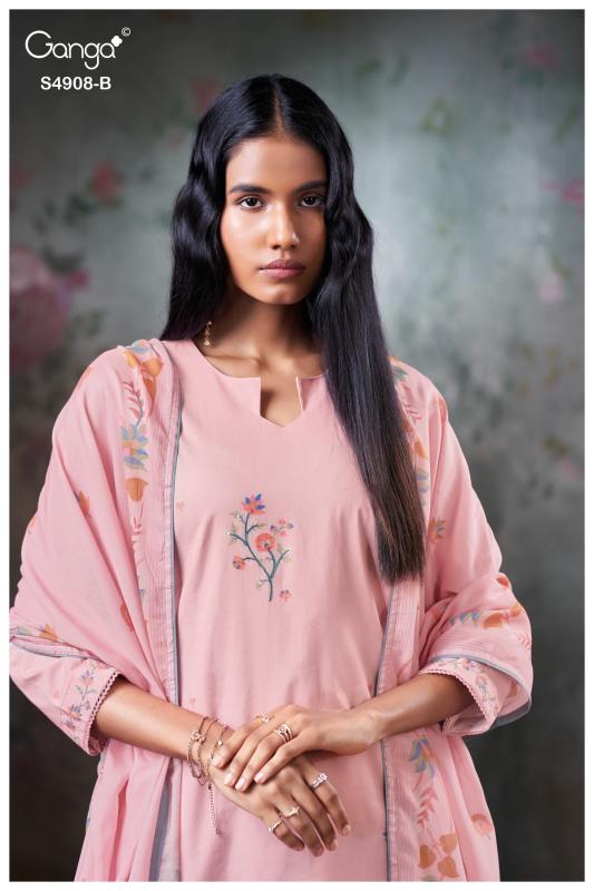 Ganga Elyndria 4908 catalog wholesale salwar kameez
