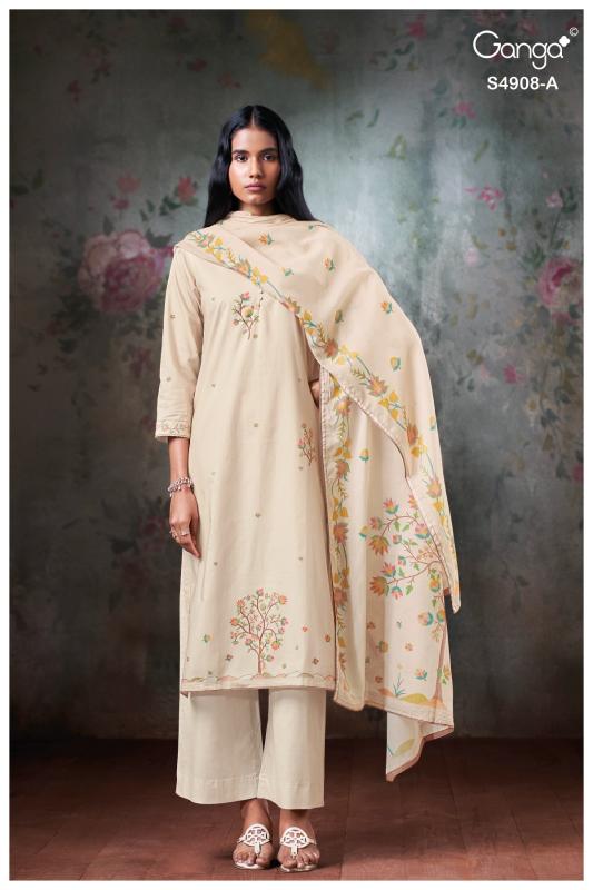 Ganga Elyndria 4908 catalog wholesale salwar kameez