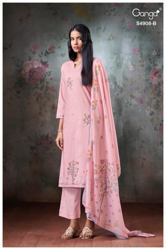 Ganga Elyndria 4908 catalog wholesale salwar kameez
