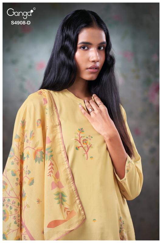 Ganga Elyndria 4908 catalog wholesale salwar kameez
