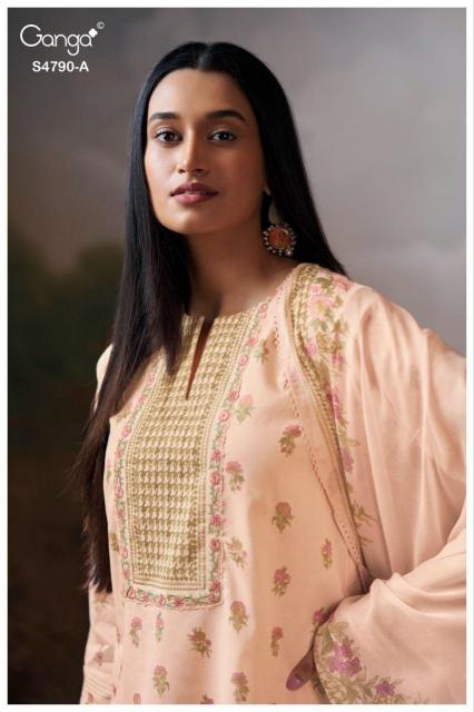 Ganga Eshmita 4790 catalog wholesale salwar kameez market in kolkata