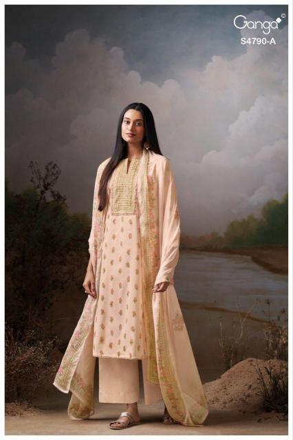 Ganga Eshmita 4790 catalog wholesale salwar kameez market in kolkata