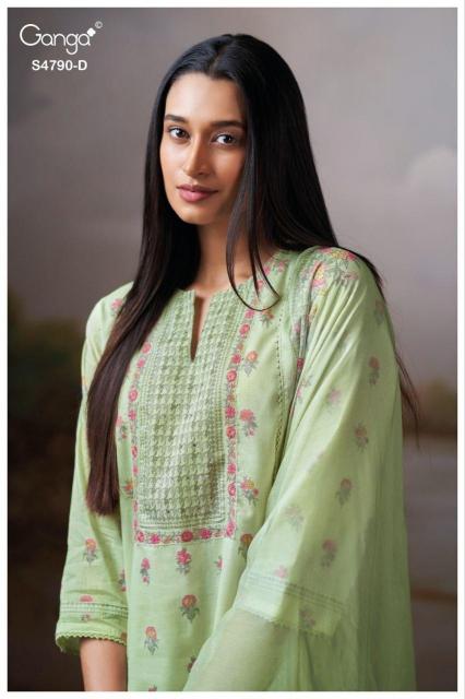 Ganga Eshmita 4790 catalog wholesale salwar kameez market in kolkata