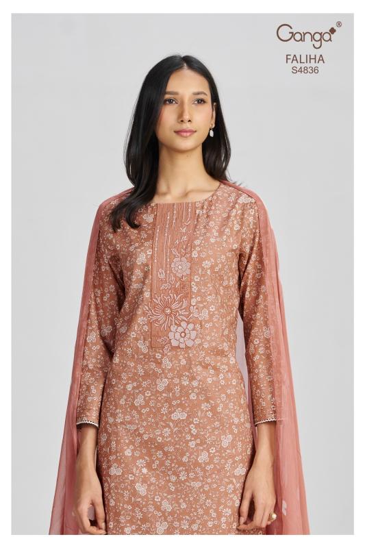 Ganga Faliha 4836 catalog wholesale salwar kameez online in india