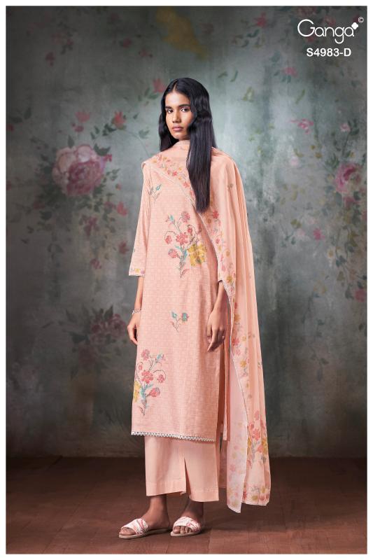 Ganga Fiyara 4983 catalog wholesale salwar kameez surat 